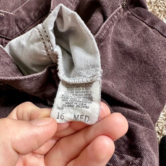 Vintage 90s Brown Lee Denim Jeans Mom Made in USA Faded Boyfriend Women’s Siz 16 - Picture 11 of 12